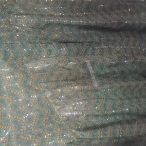 Ba sh women's blouse sheer green with undershirt